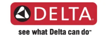 Delta logo emphasizing quality faucet services in Corona, zip code 92882